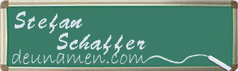 Stefan Schaffer Visitenkarte